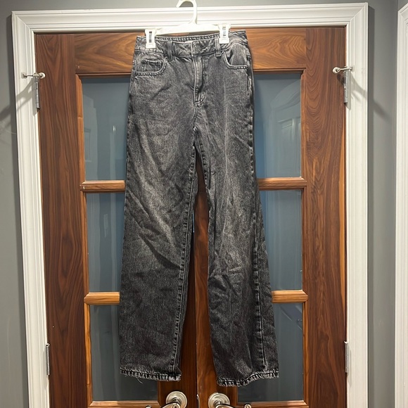 Wide leg faded black jeans - Picture 1 of 3